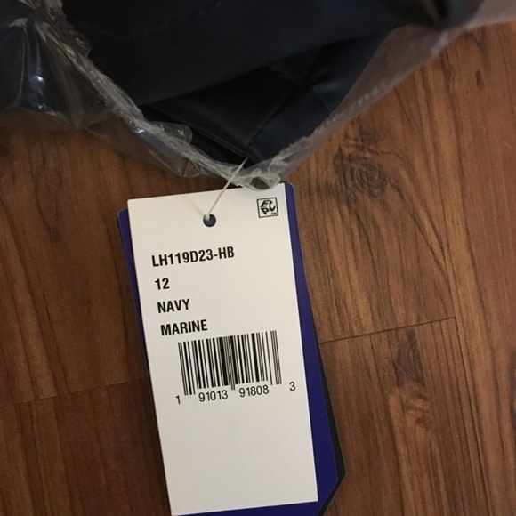 BRAND NEW boy girl London fog outdoor spring jacket NAVY size 10 & size 12 - Picture 3 of 4